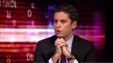 Gabriel Attal, France's Minister for Youth