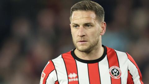Billy Sharp playing for Sheffield United