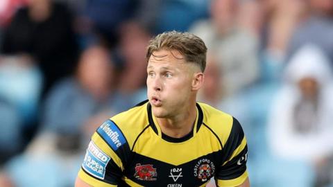 Jacob Miller playing for Castleford Tigers