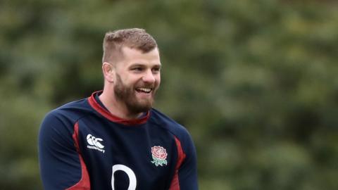 George Kruis smiling