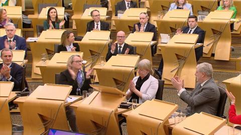 MSPs in the Scottish Parliament
