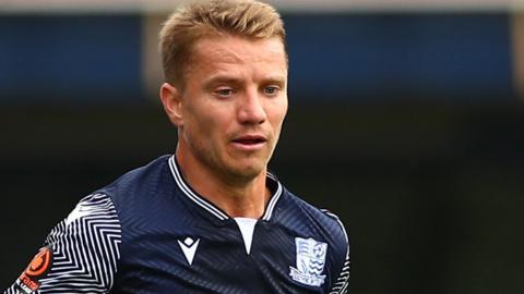 Jason Demetriou in action for Southend