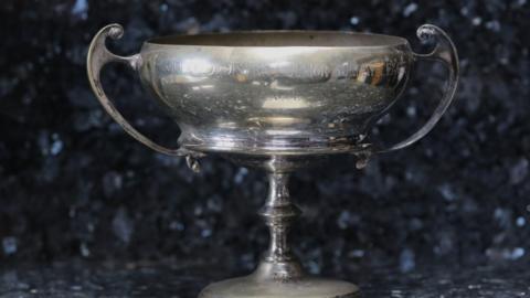 old junior trophy from around 1890