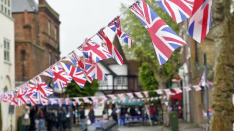 Bunting for a street party