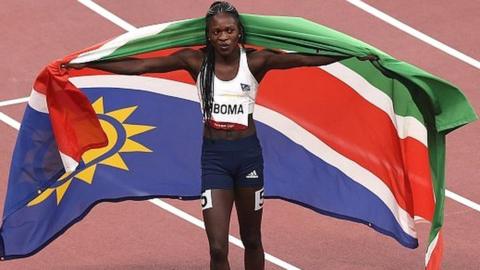 Christine Mboma wins silver medal Tokyo Olympics