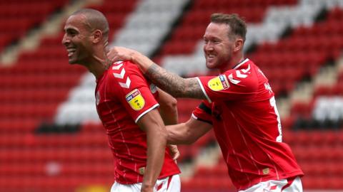 Charlton celebrate a goal