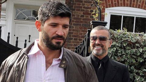 Fadi Fawaz with George Michael