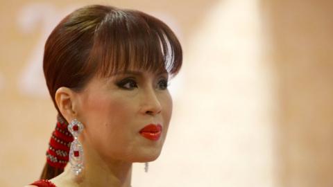 RH Princess Ubolratana Rajakanya attends the Golden Kinnaree Awards