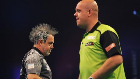 Peter Wrigth and Michael van Gerwen