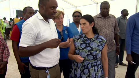 Priti Patel in Kenya