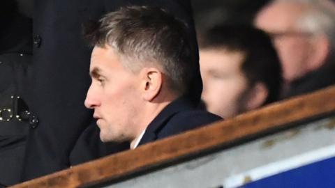 New Ipswich manager Kieran McKenna was in the crowd prior to taking charge on Monday