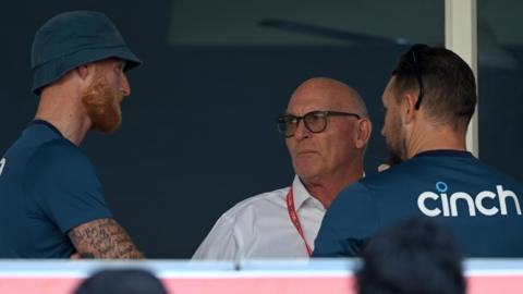Ben Stokes, Jeff Crowe and Brendon McCullum