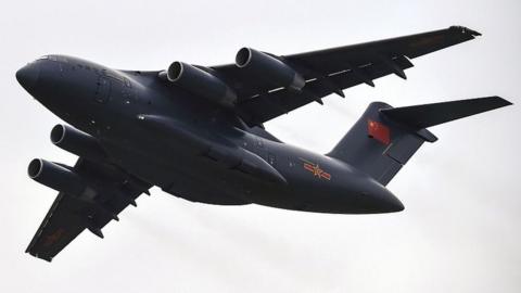 File image of a Xian Y-20 heavy transport aircraft