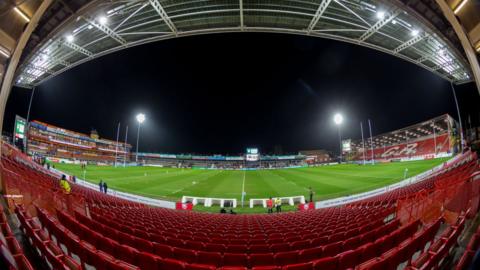 Kingsholm, home of Gloucester rugby club