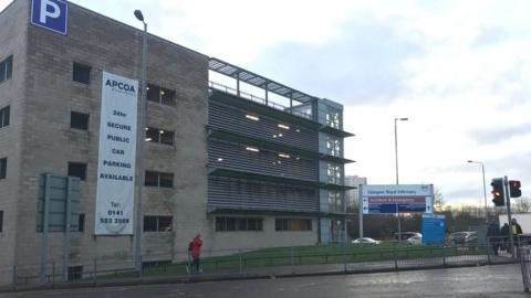 Glasgow Royal Infirmary car park