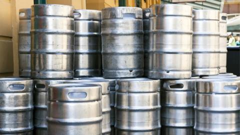 Beer kegs