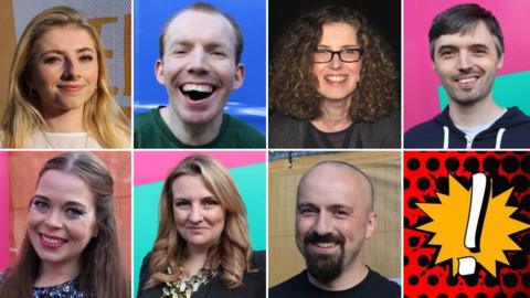 The seven BBC Ouch storytellers for Tales of the Misunderstood