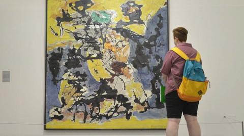 Pollock painting in Tate Liverpool