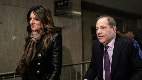 Weinstein and lawyer