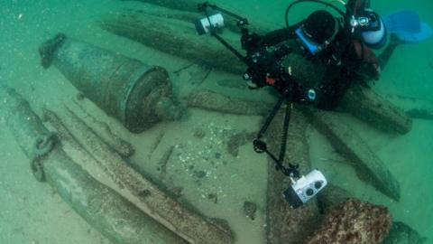 Shipwreck found off Cascais, Portugal