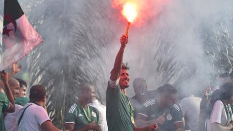 Algeria victory parade