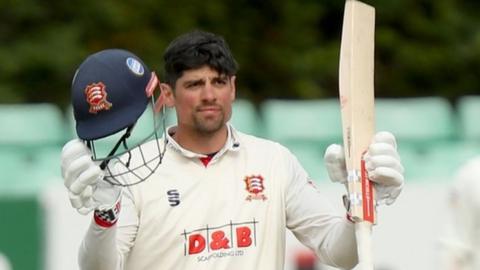 Alastair Cook has now made four first-class centuries six visits to New Road - three for Essex and one for England Lions