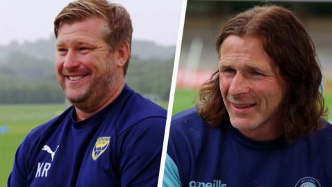 Karl Robinson and Gareth Ainsworth