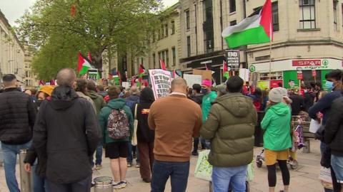 protest Caerdydd