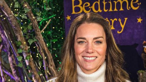 The Duchess of Cambridge on the CBeebies set