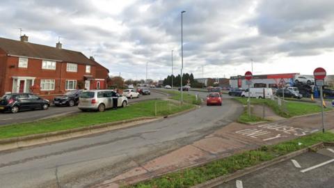 Station Road in Corby