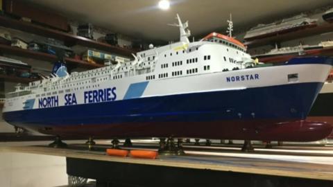 The North Sea Ferries boat