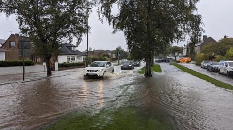 The persistent rain has already caused landslips, train cancellations and road closures.