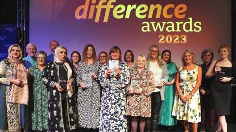 All the winners at the Make A Difference awards