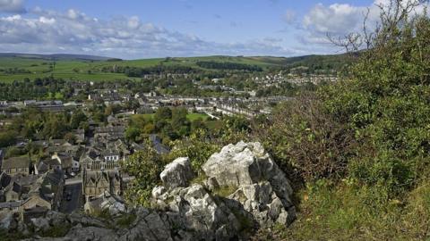 View from Castleberg Rock, Settle