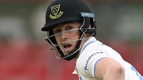 Ali Orr playing for Sussex
