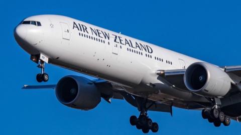 An air New Zealand flight