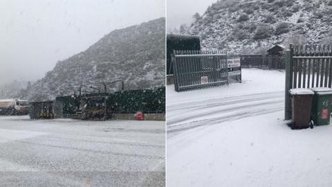 Snow in Blaenau Ffestiniog