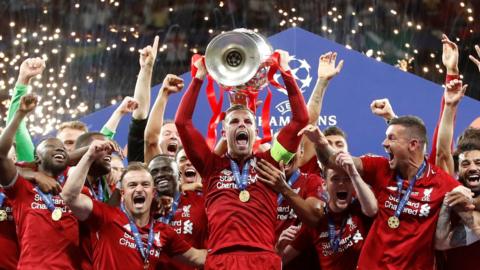 Liverpool won last season's Champions League after beating Tottenham in the final