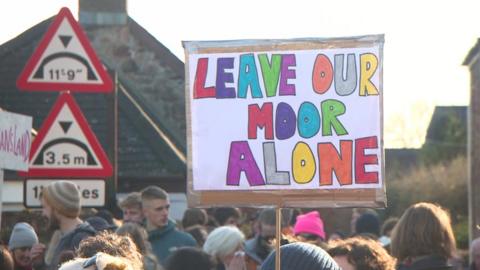 Dartmoor protest