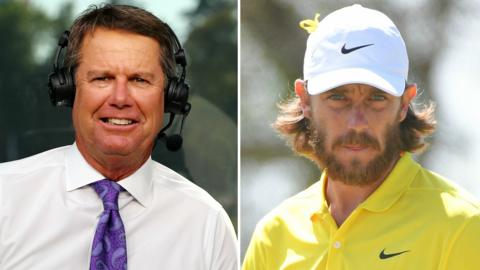 Paul Azinger (left) and Tommy Fleetwood (right)