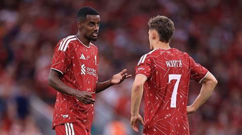 Alexander Isak and Florian Wirtz in discussions for Liverpool during pre-season