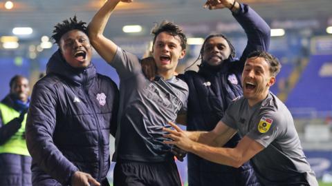 Cardiff celebrate their win