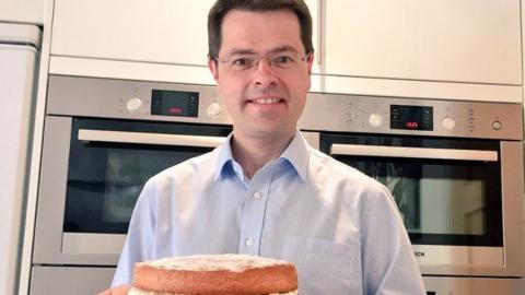 James Brokenshire with his ovens