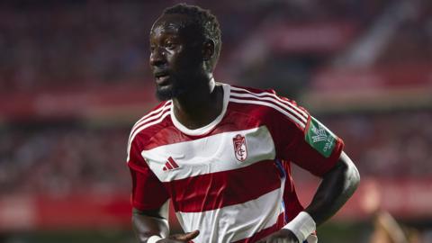 Famara Diedhiou in action for Granada in La Liga