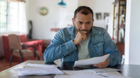 Man with papers