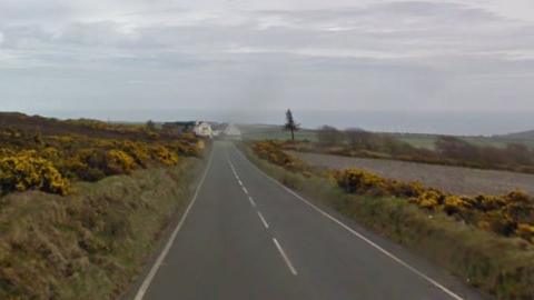 Mountain Road leading to the Creg ny Baa