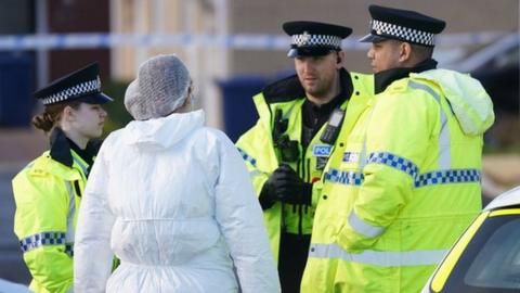 Police in Meridian Close, Bluntisham