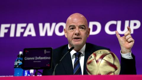 Fifa president Gianni Infantino