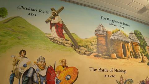 Mural at St Margarets Academy, Torquay