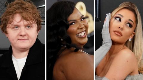 Lewis Capaldi, Lizzo and Ariana Grande